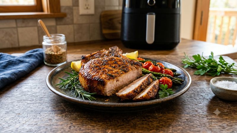 Best Damn Air Fryer Pork Chops