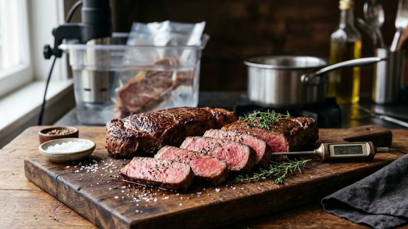 Best temp to sous vide steak
