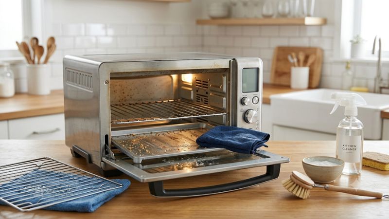 Best way to clean a toaster oven